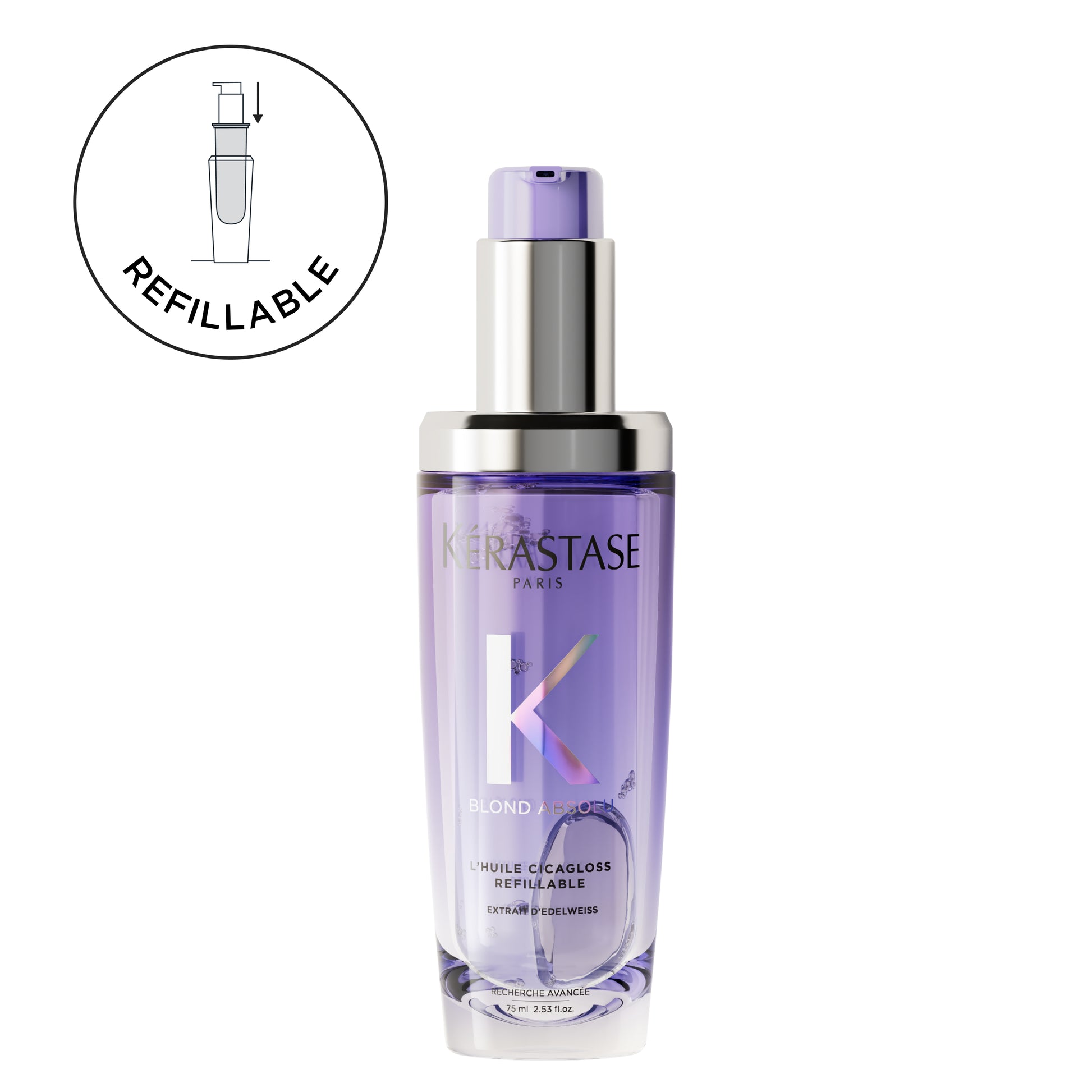 BLOND ABSOLU CICAGLOSS HAIR OIL REFILLABLE